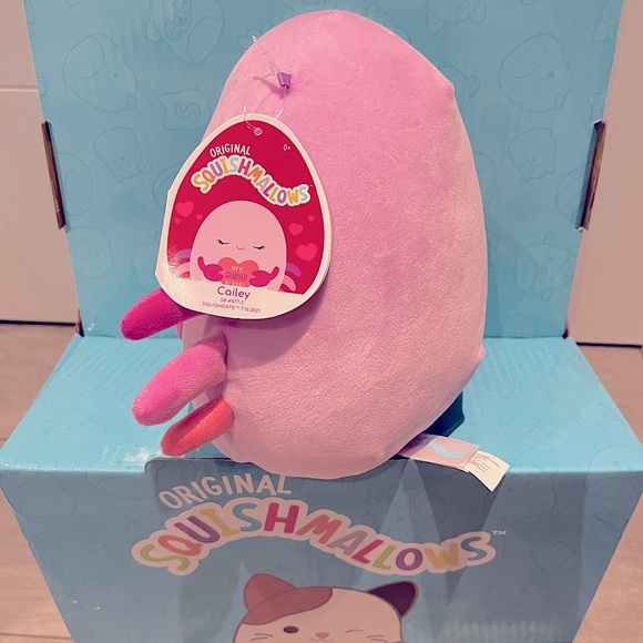 BNWT Squishmallow 8” Cailey Crab Valentine Exclusive Squishmallows - Picture 2 of 2